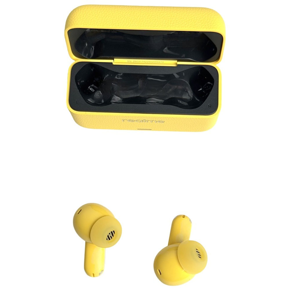 Беспроводные наушники TWS Realme Buds T500 Pro желтые