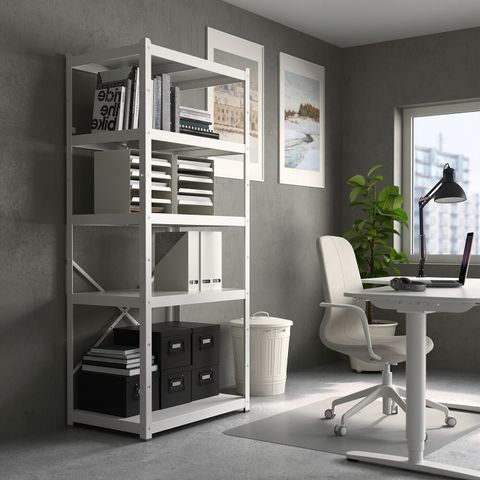 Мусорное ведро IKEA KNODD (КНОДД), Белый, 40 л