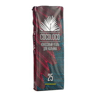 Купить Уголь Кокосовый 25мм - CocoLoco 12шт