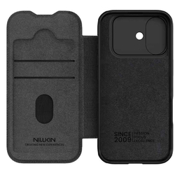 Кожаный чехол-книжка Nillkin Leather Qin Pro для iPhone 17
