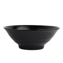 Салатник 600 мл миска для лапши d 18 см пластик меламин Black Finish P.L. Proff Cuisine