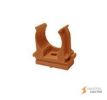 Крепеж-клипса для монтаж, пист, d16 мм (100 шт) оранжевая EKF-Plast