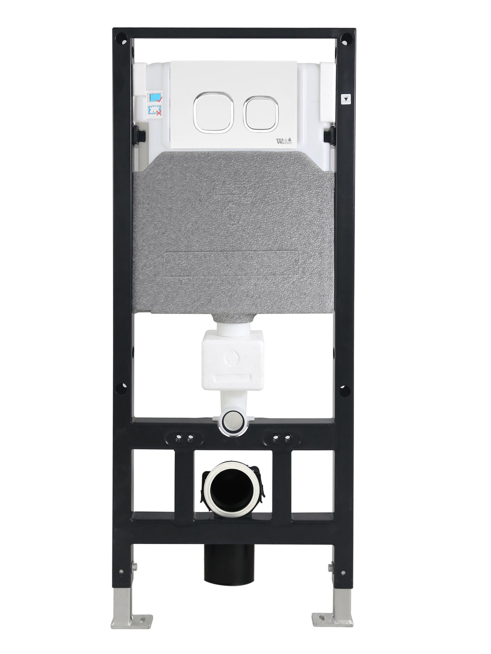 Кнопка для инсталляции белая WeltWasser  WW AMBERG RD-WT   10000005629
