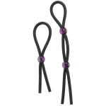 Эрекционные лассо Doc Johnson Silicone Cock Ties Black 2шт