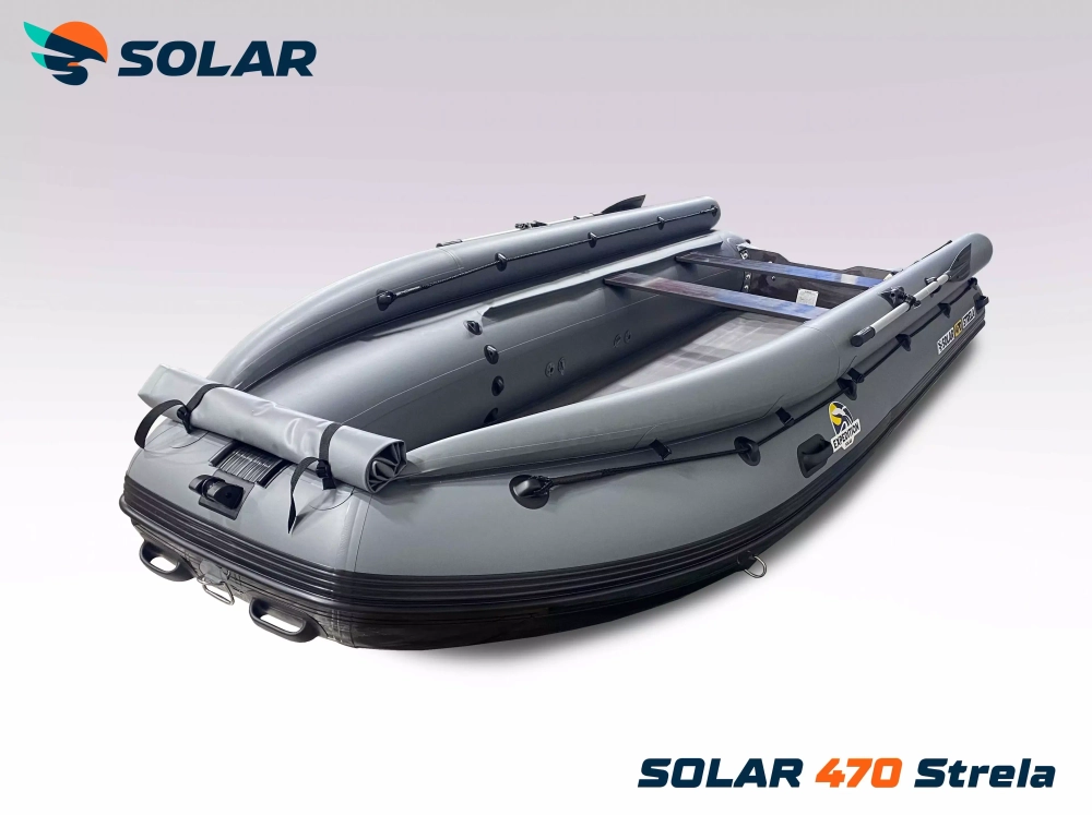 Лодка надувная моторная solar-470 strela jet tunnel (expedition)