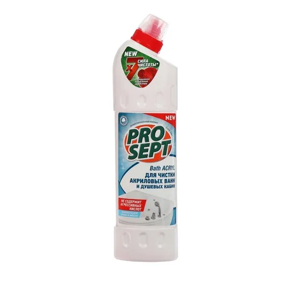 Средство для чистки акриловых поверхностей и душевых кабин Bath Acryl, 0,75 л