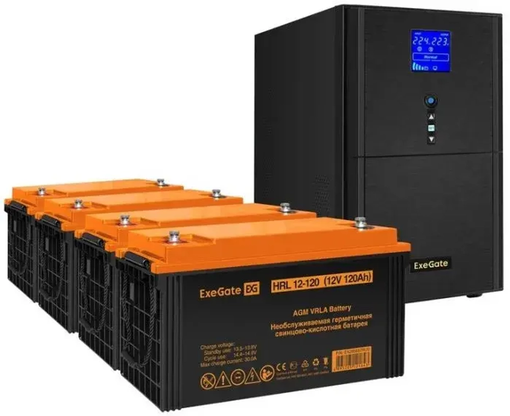 Комплект Exegate SZ-5000.LCD.AVR.2SH.1C13.T.RJ.USB