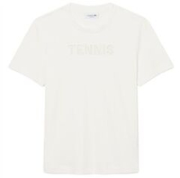 Женская теннисная футболка Lacoste Roland-Garros Edition Graphic - white