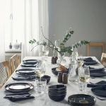 Миска IKEA GLADELIG (ГЛАДЕЛИГ), Темно-серый, 14 см