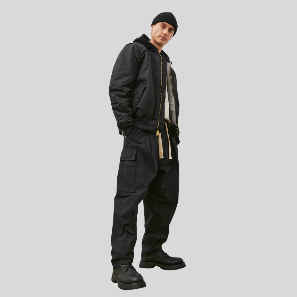 Бомбер Alpha Industries MA-1 Natus Black (Черный)