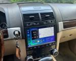 Магнитола для Volkswagen Touareg 2002-2010 (рамка с кнопками) - Teyes CC2 PLUS монитор 9" QLED, Android 10, Быстрая, SIM-слот