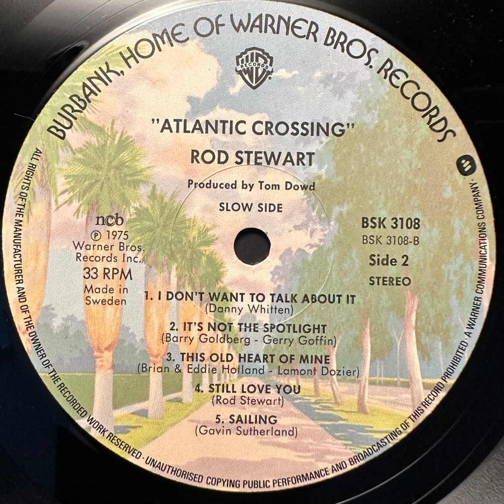 Rod Stewart - Atlantic Crossing (Скандинавия 1977г.)