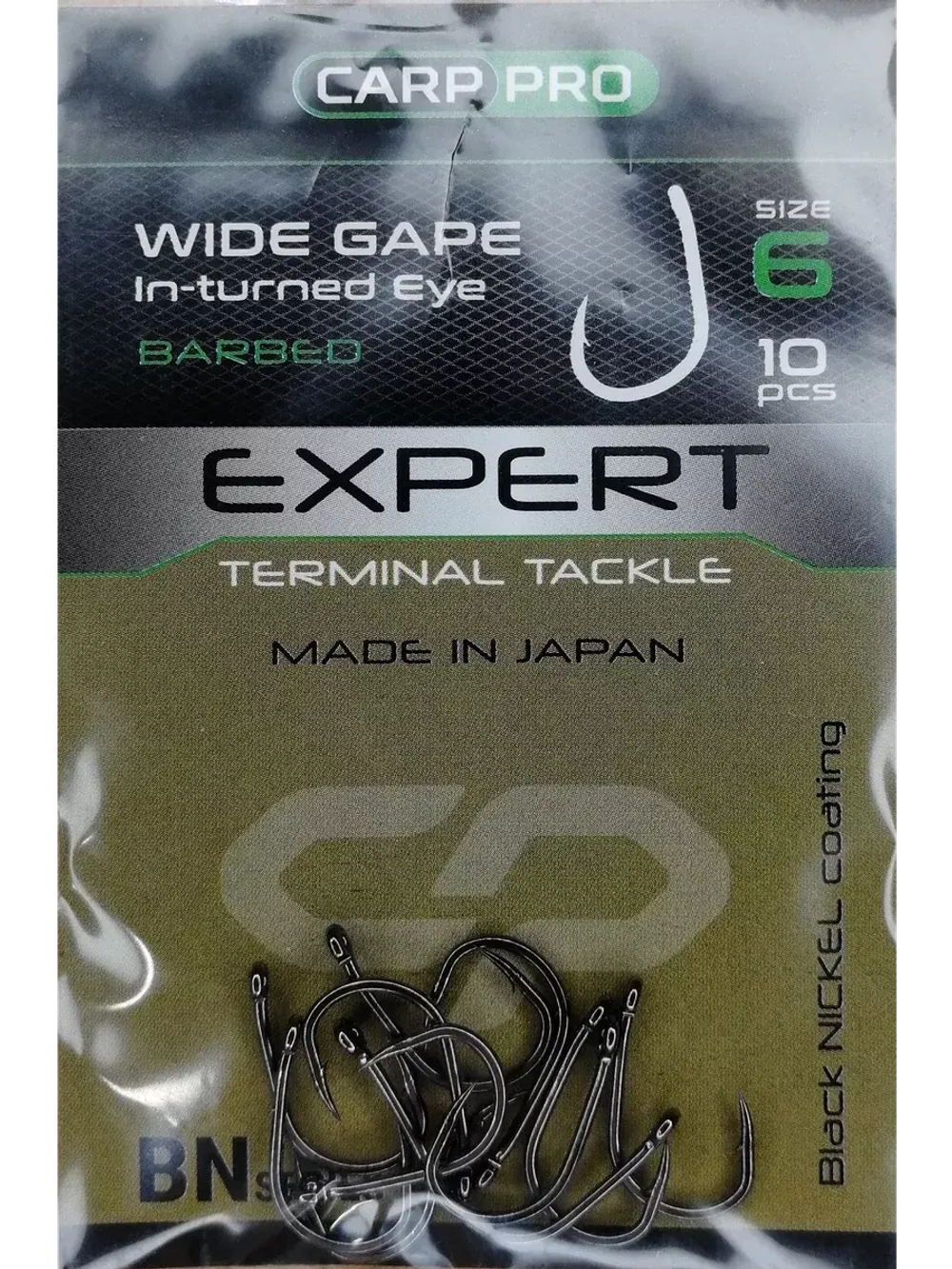 Крючок Wide Gape In-Turned Eye BN №6