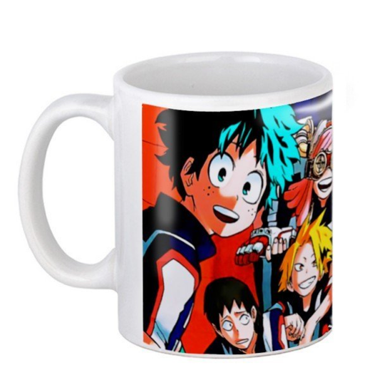 Кружка керамическая Моя геройская академия, Boku no Hero Academia, red, 330 мл
