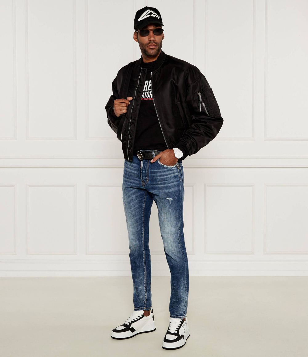 Куртка бомбер 80''s Dsquared2 - черный(S71AN0578 S35411)