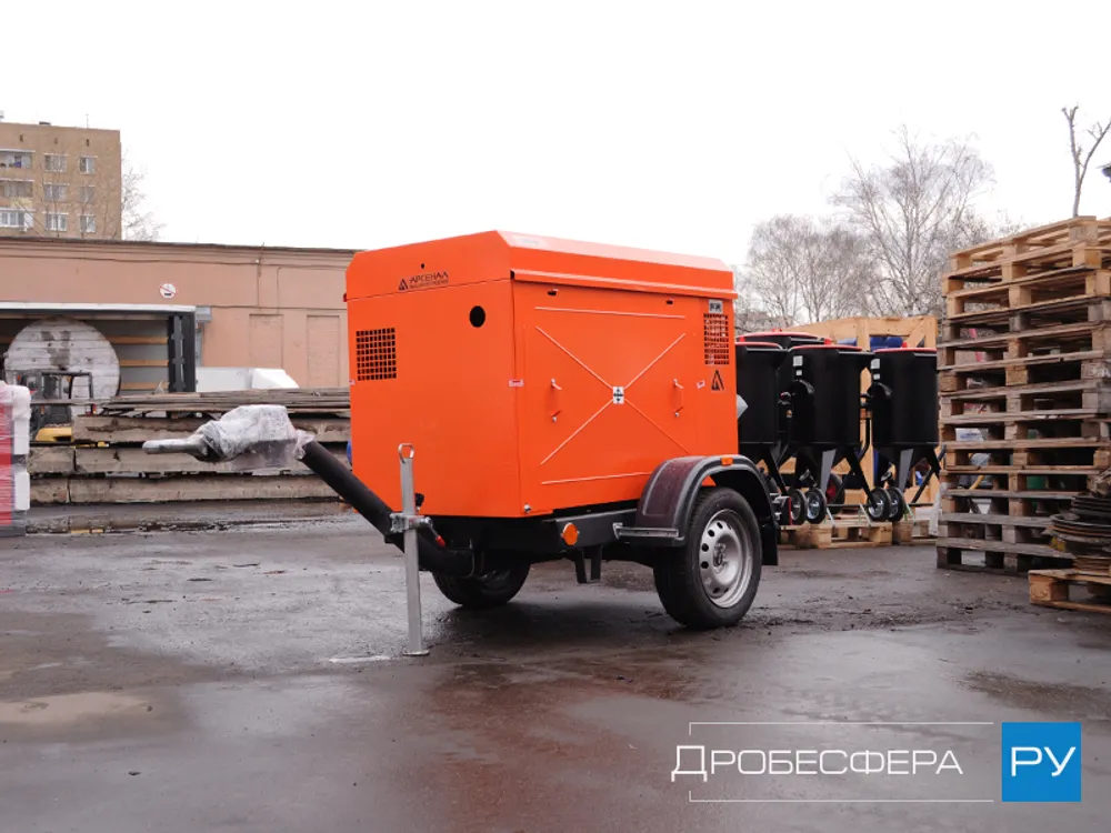 Компрессор ЗИФ-СВЭ-5,2/0,7 на шасси с пакетом "Север" от -40°С