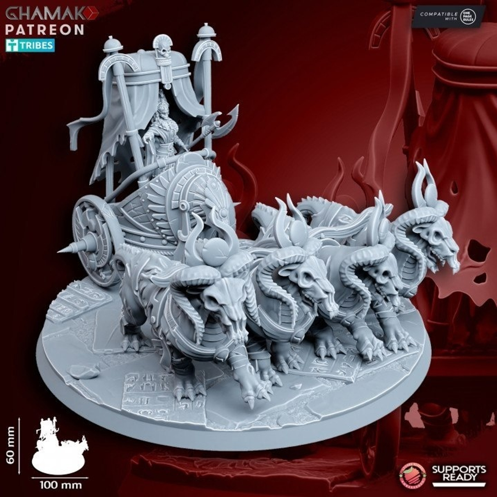Tomb Kings God-Queen on chariot