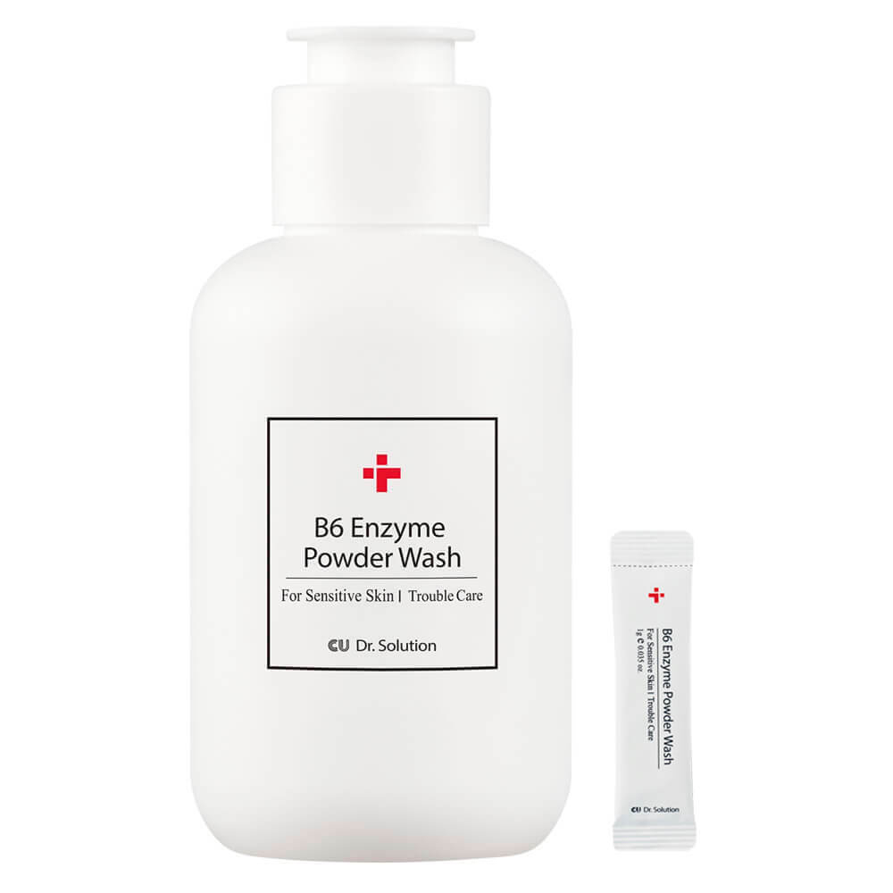 Очищающая энзимная пудра для проблемной кожи CU Skin CU DR.SOLUTION B6 Enzyme Powder Wash