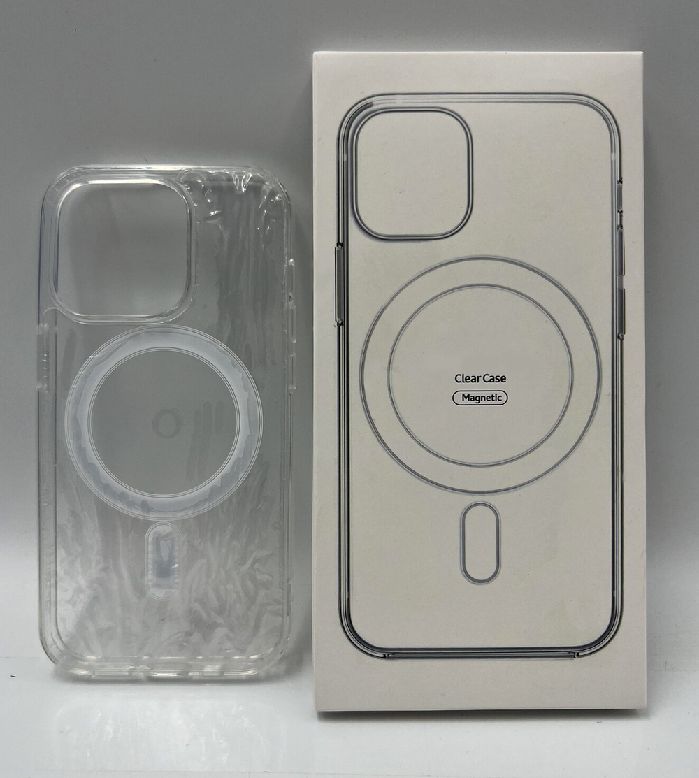 AV-Retail / Чехол силиконовый прозрачный с MagSafe для iPhone 12/12 Pro