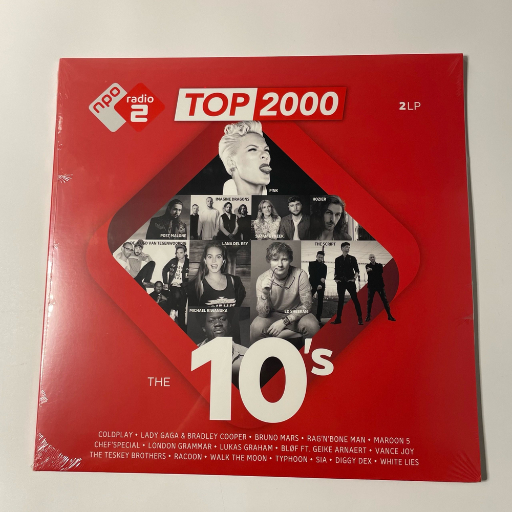 Виниловая пластинка LP Сборник Top 2000 The 10s (Нидерланды 2025) (Lady Gaga, Ed Sheeran, Pink, Post Malone и др)