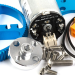 Ресурсный набор Makeblock DC Motor Pack-Blue, 25мм