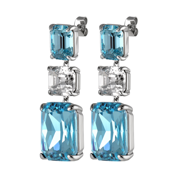 Серьги Dyrberg Kern ESMARA SS AQUA / CRYSTAL 460015