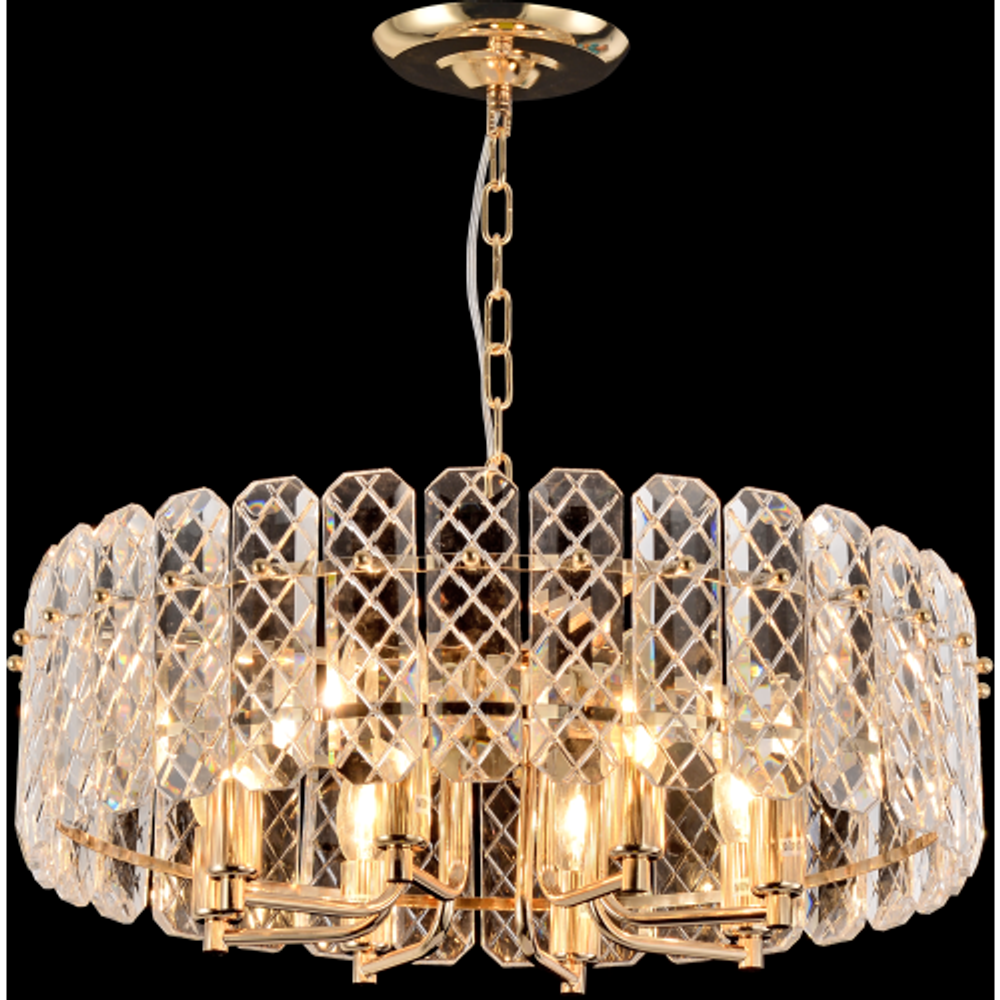 Люстра Rivoli Sylvia 1049-308 8 х Е14 40 Вт хрусталь | Rivoli