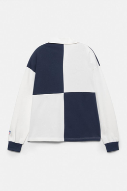 PULL&BEAR Футболка-поло NFL Detroit Lions, белый