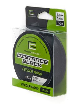 Леска монофильная Feeder Concept Distance Black 150 м, 0,25 мм