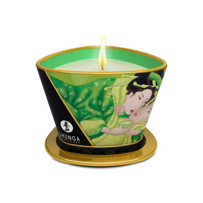 Массажная арома свеча Massage Candle Green Tea Зеленый чай (170 мл)