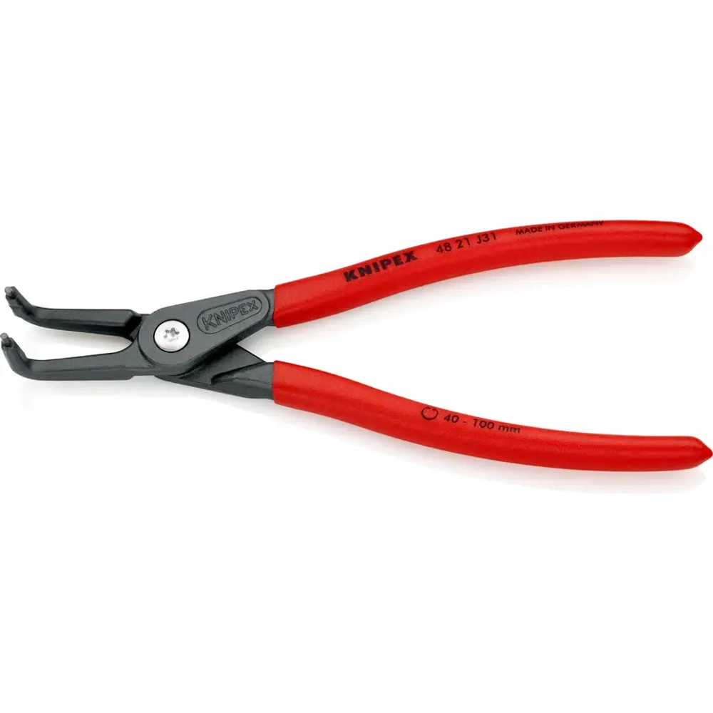 Прецизионные щипцы для стопорных колец черненая 210 мм Knipex 48 21 J31 SB