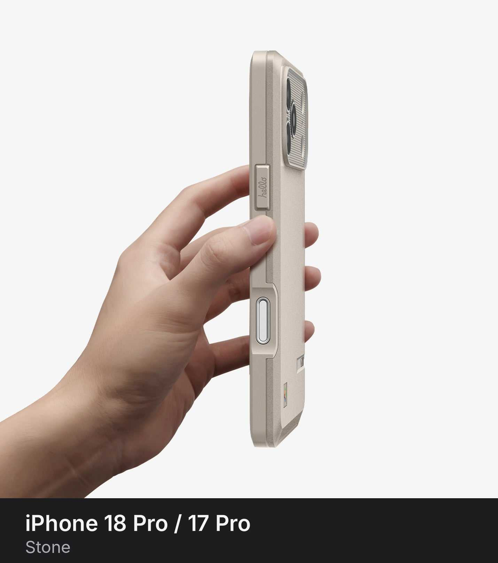 Чехол Spigen Classic LS MagSafe для iPhone 18 Pro / 17 Pro Stone