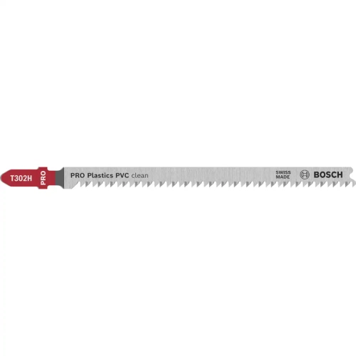 Пилка для лобзика по ПВХ 132 мм, T302H BOSCH 2608667448