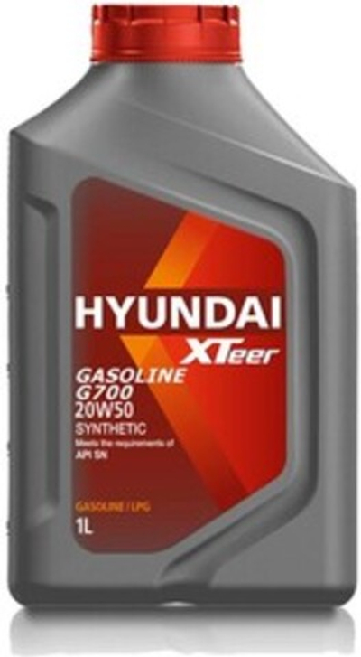 Масло моторное синт. HYUNDAI  XTeer G700 SP 20W50, 1 л 1011007