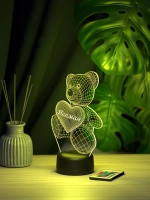 Ночник "Мишка с именем Ясемин" - подарок девушке