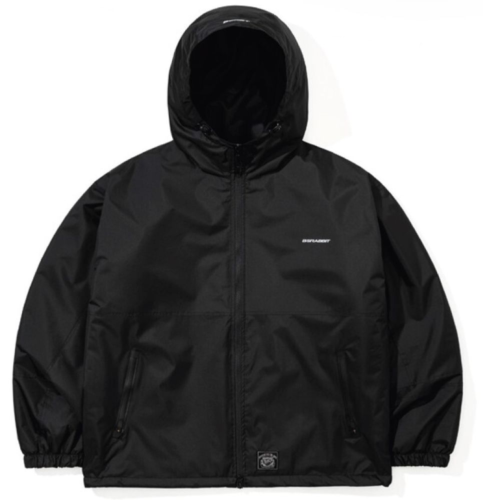 Куртка BSRabbit BLOCKED 3OZ INSULATED HOODED JACKET BLACK Куртка BSRabbit BLOCKED 3OZ INSULATED HOODED JACKET BLACK