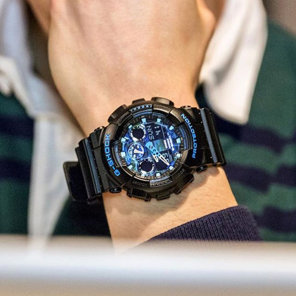 Часы CASIO G-SHOCK GA-100CB-1, GA-100CB-1