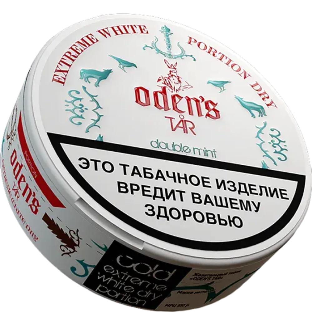 Жевательный табак "ODENS TAR" Double Mint 16г. ("ODEN'S TAR" Double Mint Standart 20) (М)