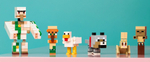 Конструктор LEGO Minecraft Атака наездника на курице в пустыне 21592 | LEGO Minecraft Chicken Attack 428 деталей | 9+