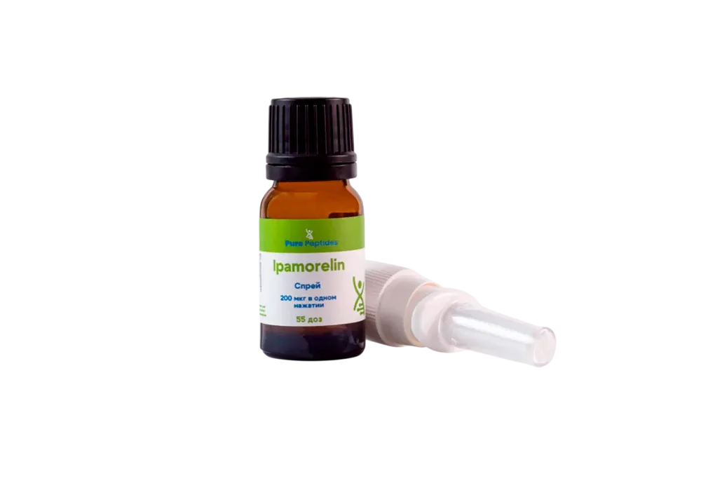 Pure Peptide Ipamorelin (Ипаморелин) 200 мкг в одном нажатии (спрей) Pure Peptide Ipamorelin (Ипаморелин) 200 мкг в одном нажатии (спрей)