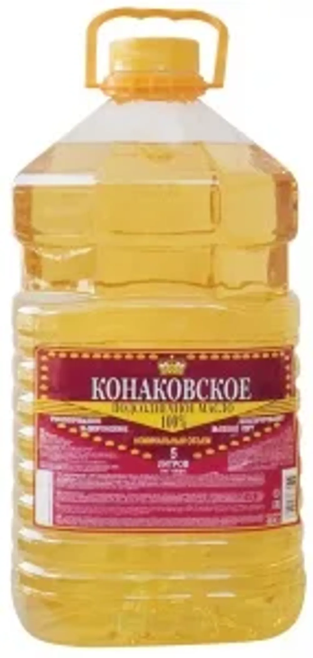 Масло подсолнечное Конаковское 5л 3шт