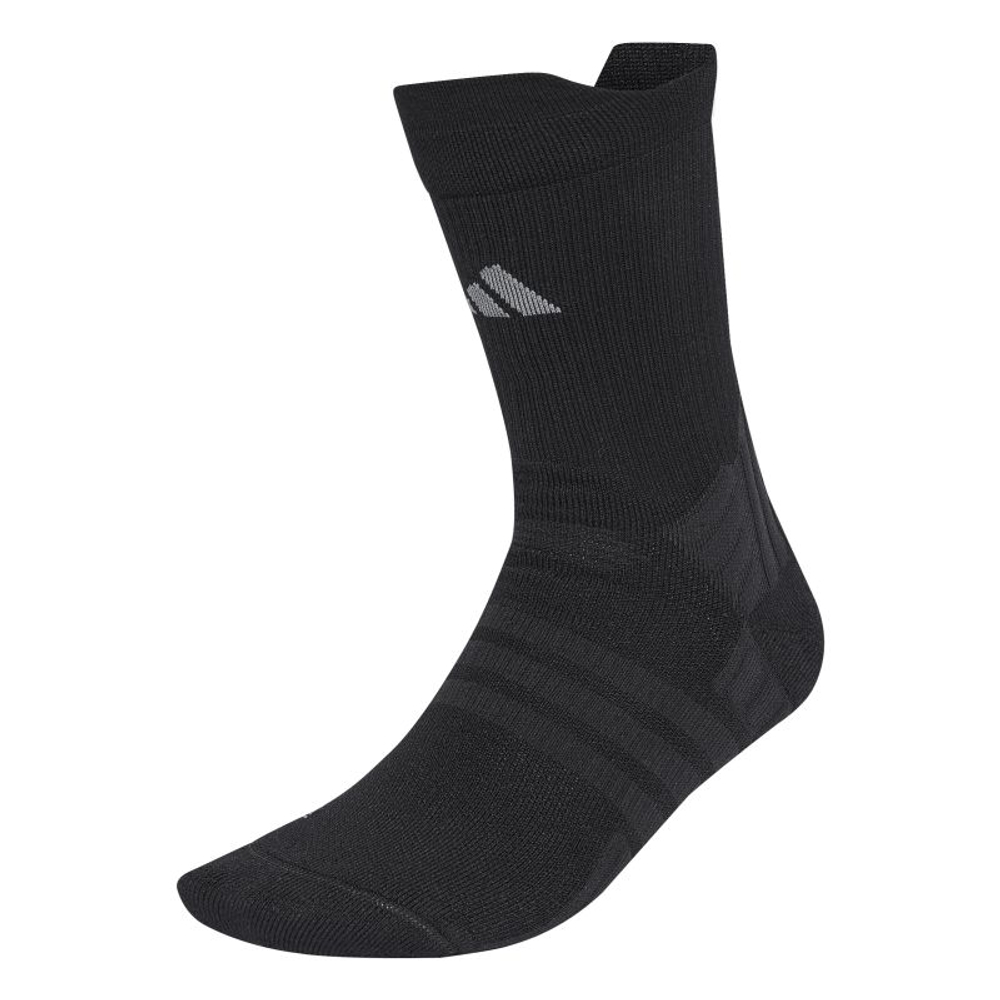 Теннисные носки Adidas Cushioned Crew 1P — black/grey heather