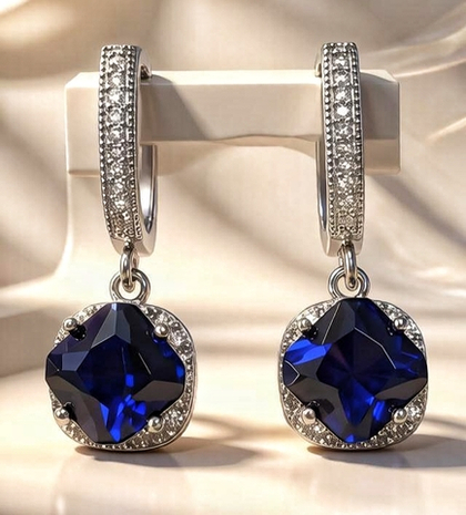 Ювелирные серьги из серебра 925 пробы