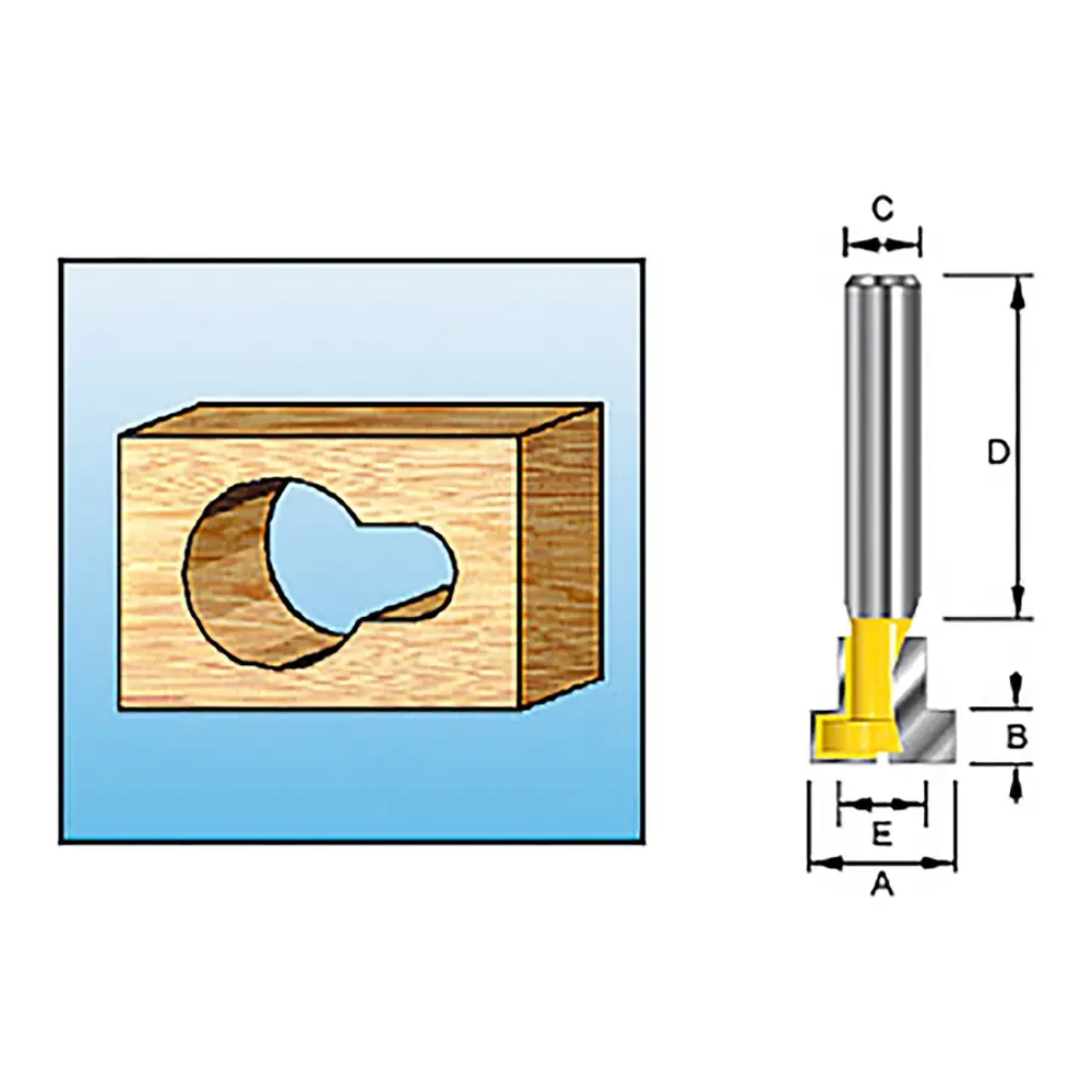 Фреза 9,5х4,76х8х32 Makita D-11988
