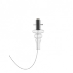 Glass DL20751 Clear Brushed black