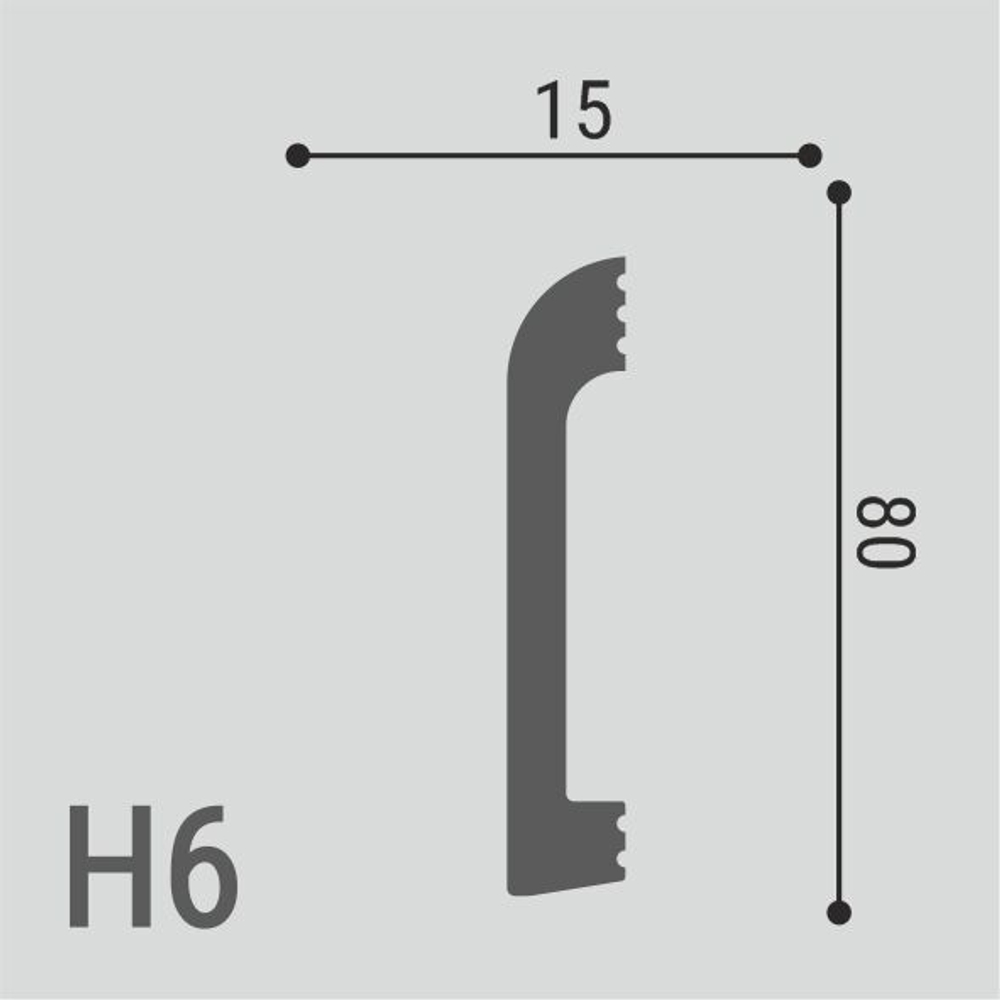 Плинтус Н 6