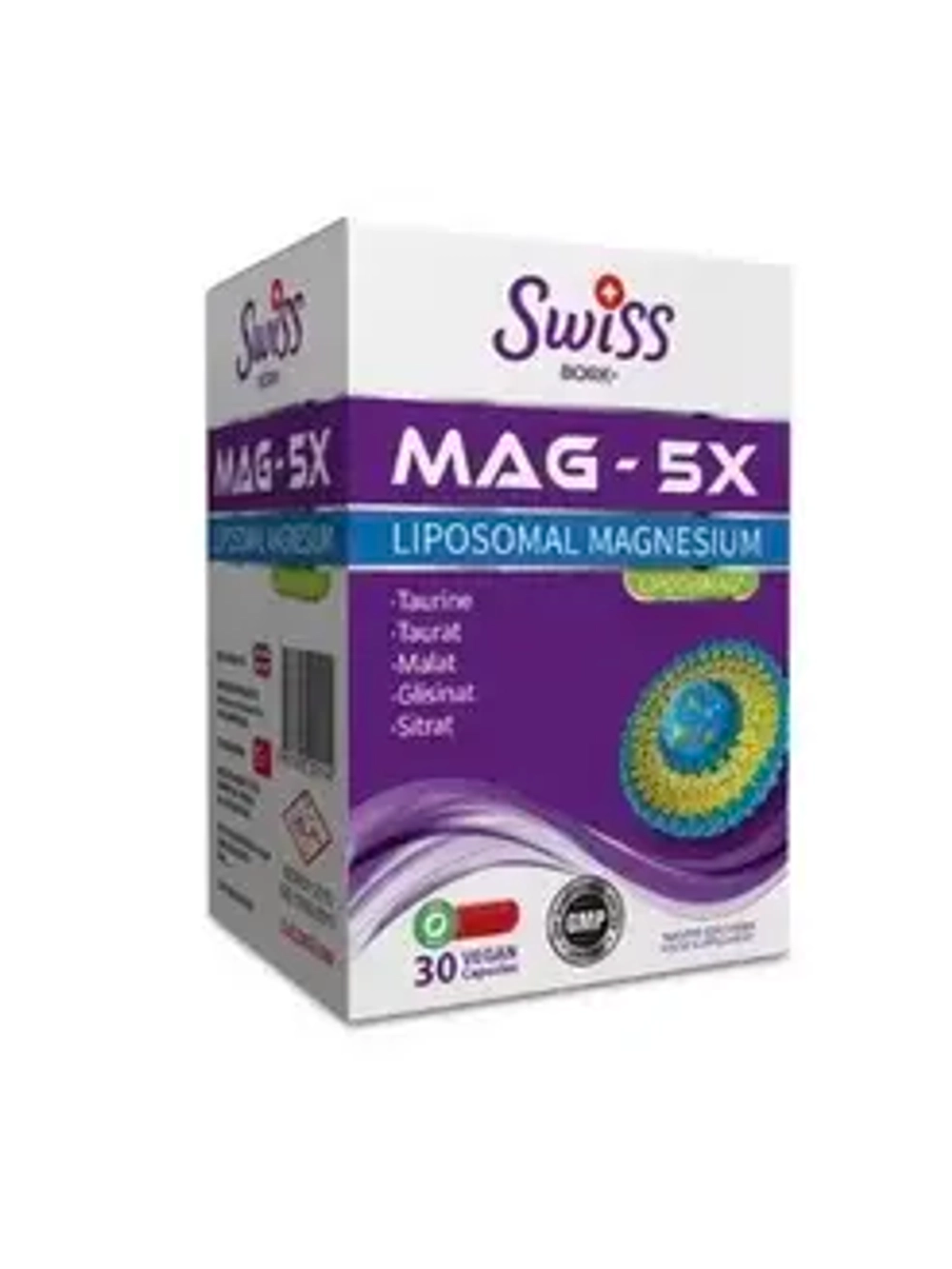 Swiss Bork, Mag-5X Liposomal Magnesium, 30 capsules | Liposomal magniy, 30 kapsula