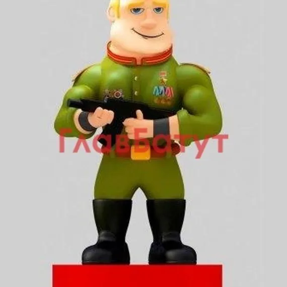 Надувная фигура "Солдат"