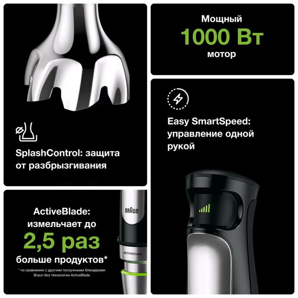 Погружной блендер Braun Multiquick 7 MQ7045X