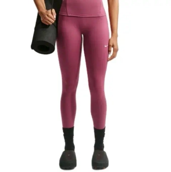 Женские леггинсы Nike Graphic 7/8 High Waist - pink smoke/white
